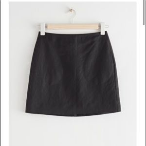 & other stories black skirt